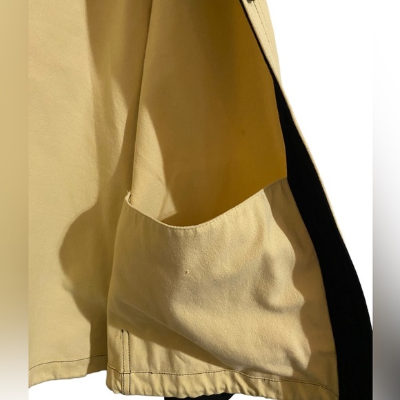 St. John Sport by Jacket Marie Gray Size Large Yellow Navy Blue Hooded - Picture 7 of 9